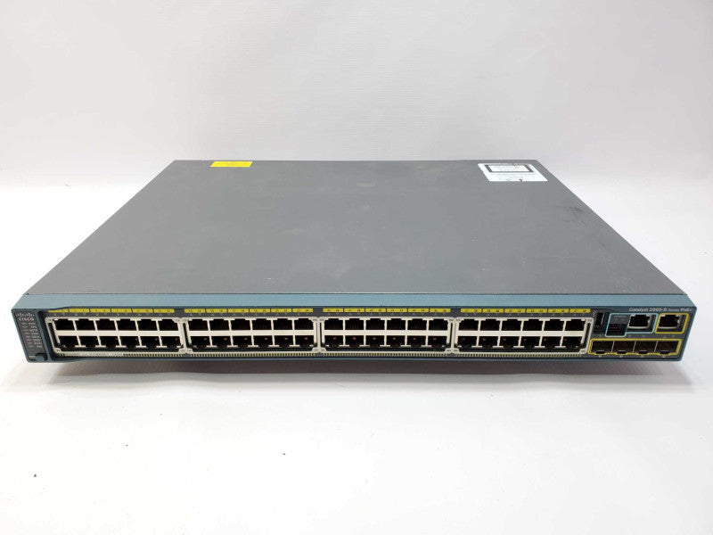 Cisco WS-C2960S-48FPS-L Catalyst 2960-S 48-Port PoE+ Network Switch (