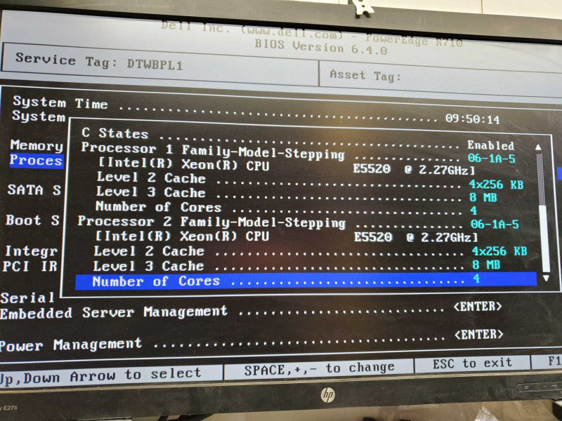 Dell PowerEdge R710 2x Xeon E5520 @ 2.27GHz 6GB RAM PERC 6/i 2x PSU )