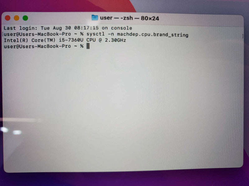 Macbook Pro 2017 13\\" A1708 Core i5-7360U @ 2.3GHz 8GB 250GB SSD (