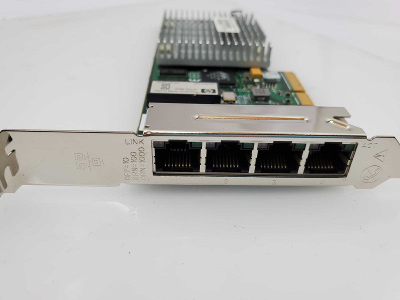 HP NC375T PCI-E 4 Port Gigabit Ethernet Server Adapter 491176-001 539931-001 )