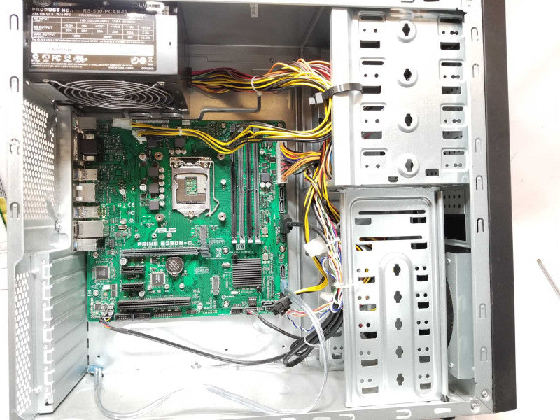 Cooler Master Case with power supply and untested Asus Prime B250M-C Board SEE _