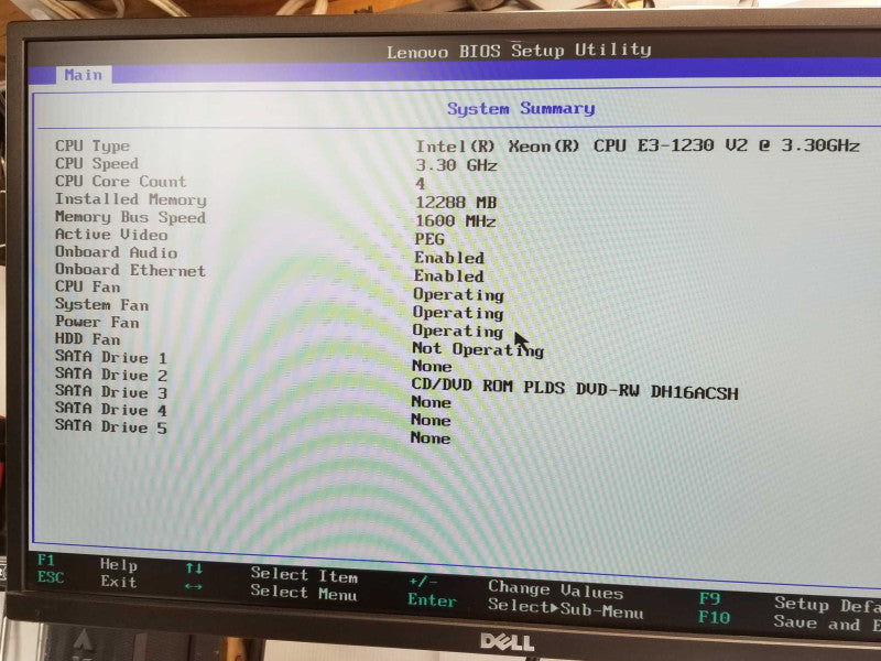 Lenovo ThinkStation E31, Xeon E3-1230 V2 3.3Ghz, 12 GB, Quadro 600 GPU _