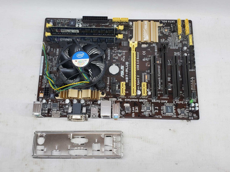 ASUS H87-Plus Motherboard, i7-4770 16GB DDR3 |
