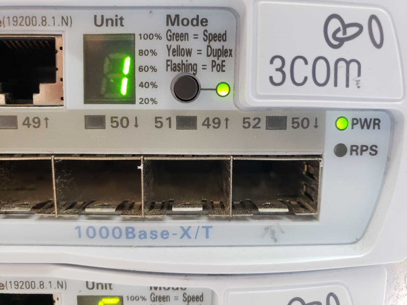 3Com 3CR17572-91 4500 PWR 50 Port PoE Network Switch [