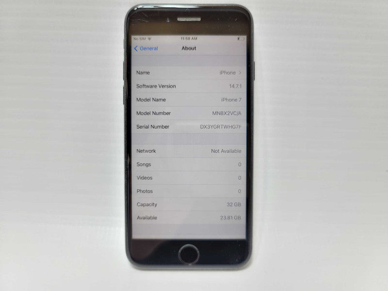 iPhone 7 32GB Jet Black -