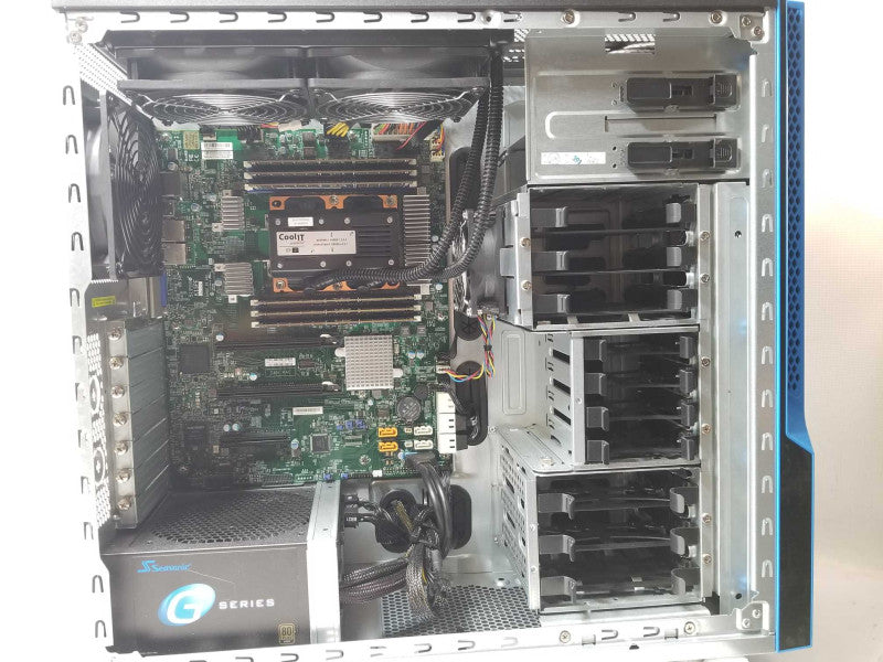 Custom Supermicro K1SPE WS, Xeon PHI 7210 1.3GHz 64C, 32GB DDR4,  _