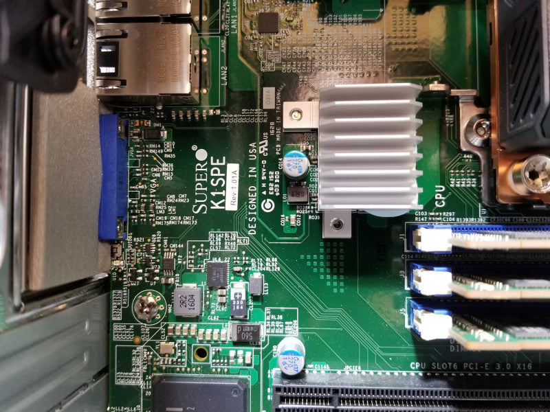 Custom Supermicro K1SPE WS, Xeon PHI 7210 1.3GHz 64C, 32GB DDR4,  _