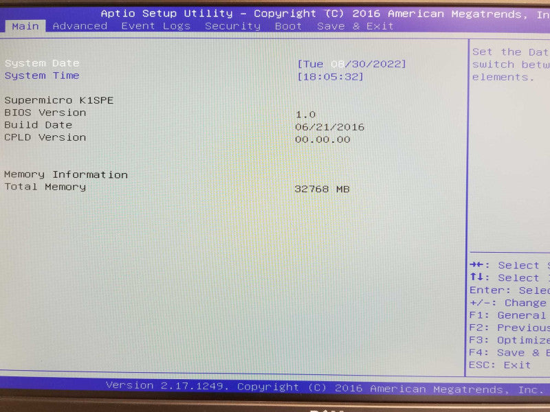 Custom Supermicro K1SPE WS, Xeon PHI 7210 1.3GHz 64C, 32GB DDR4,  _