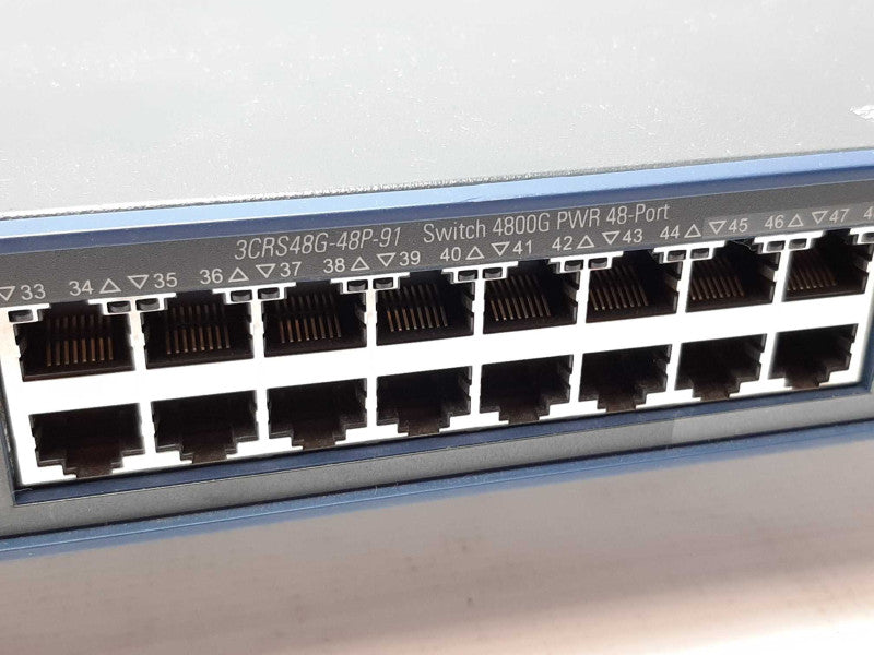 HP H3C 4800G 3CRS48G-48P-91 48-Port PoE 4xSFP Gigabit Switch +