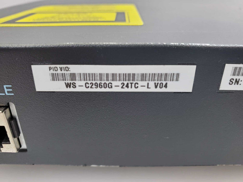 Cisco Catalyst WS-C2960G-24TC-L 24 Port 10/100/1000 Gigabit Switch_reset  )