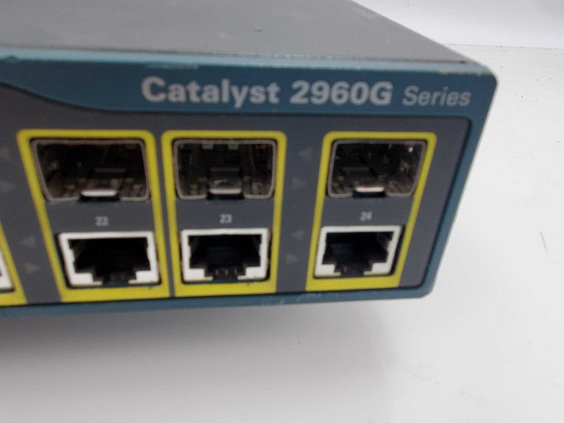 Cisco Catalyst WS-C2960G-24TC-L 24 Port 10/100/1000 Gigabit Switch_reset  )