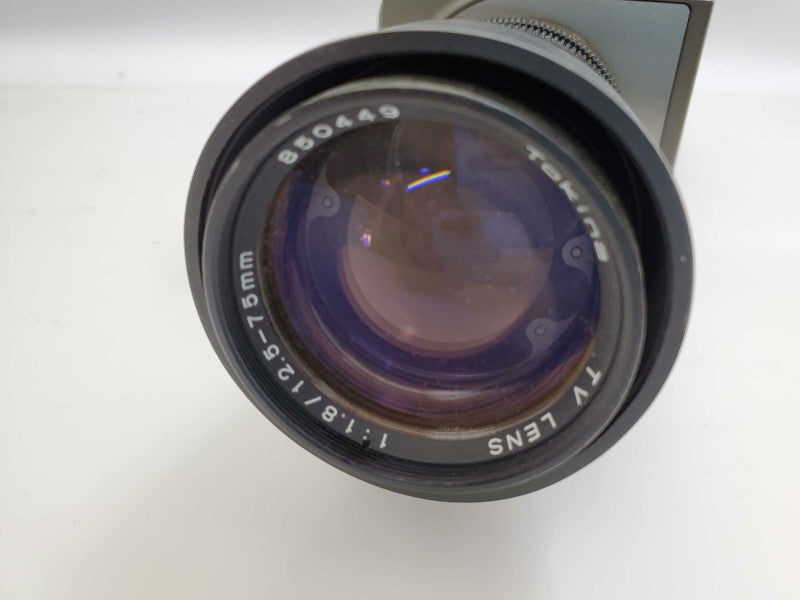 Panasonic CCTV Camera WV-1410 w/ Tokina TV ZOOM LENS 1:1.8 / 12.5-75mm MACRO )
