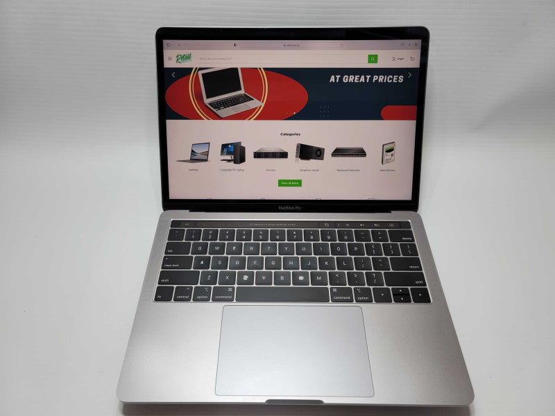 MacBook Pro 13-inch 2018 TouchBar i7 CPU @ 2.7Ghz 16GB RAM & 256GB Storage  -