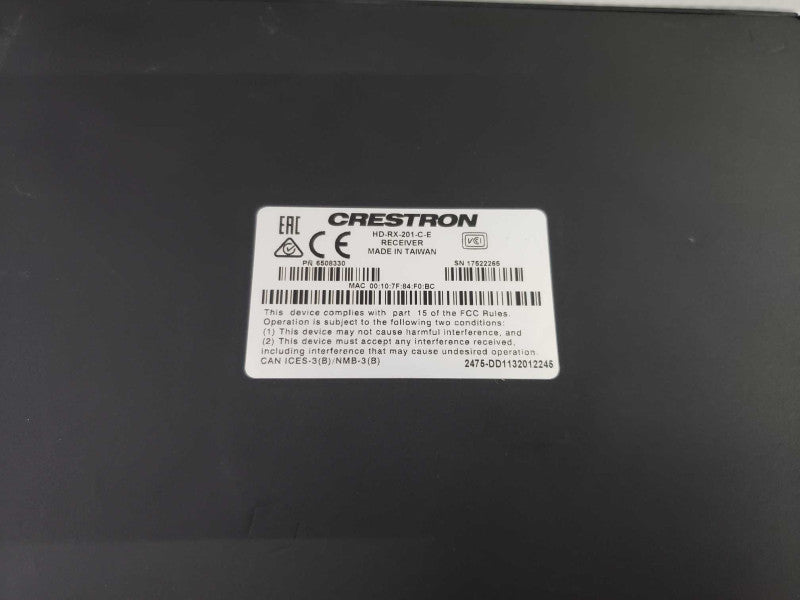 Crestron HD-RX-201-C-E Multiformat Switch And Receiver HDMI [