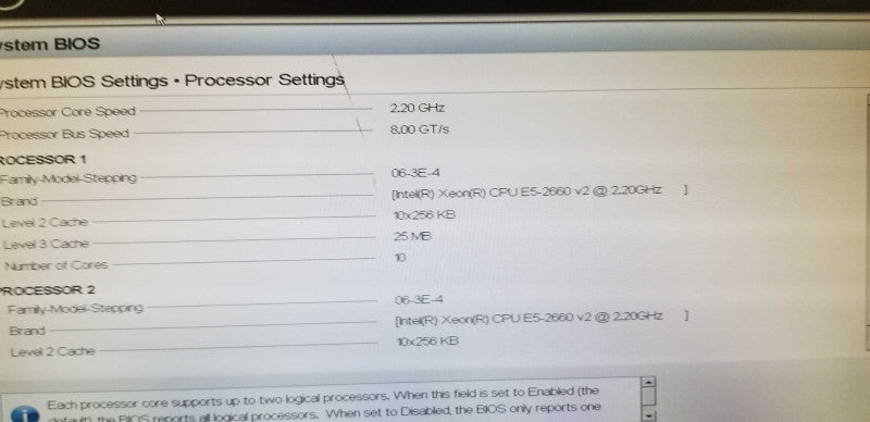 Dell R720 8B SFF 2x 2.20GHz E5-2660 v2 =