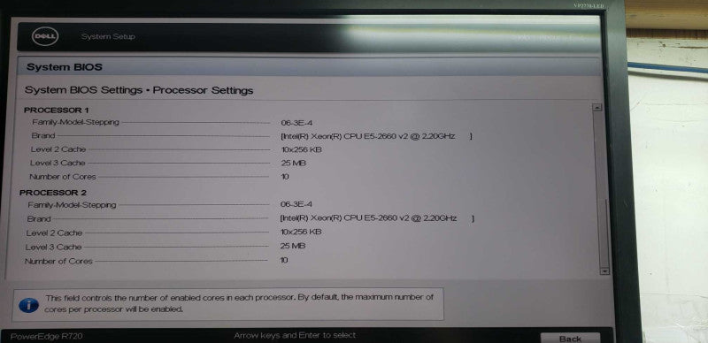 Dell Poweredge R720 2x Xeon E5-2660 V2 @ 2.20ghz / 128gb ram / H710P Ctrl #