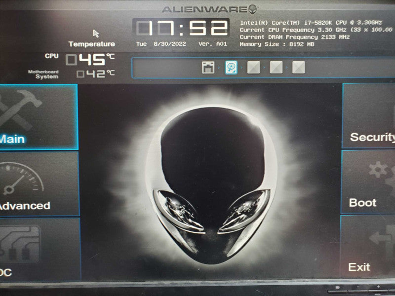 Dell Alienware Area 51 R2 Gaming PC i7-5820k 8GB DDR4 RAM GTX 970 4GB  |