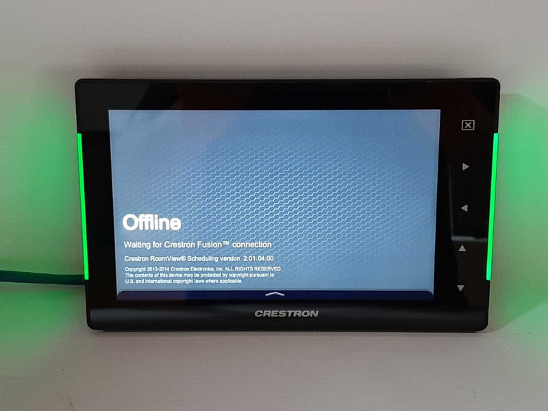 Crestron Black 7\\" Room Touchscreen Control Unit TSS-752-B-S w/ Wall Mount +
