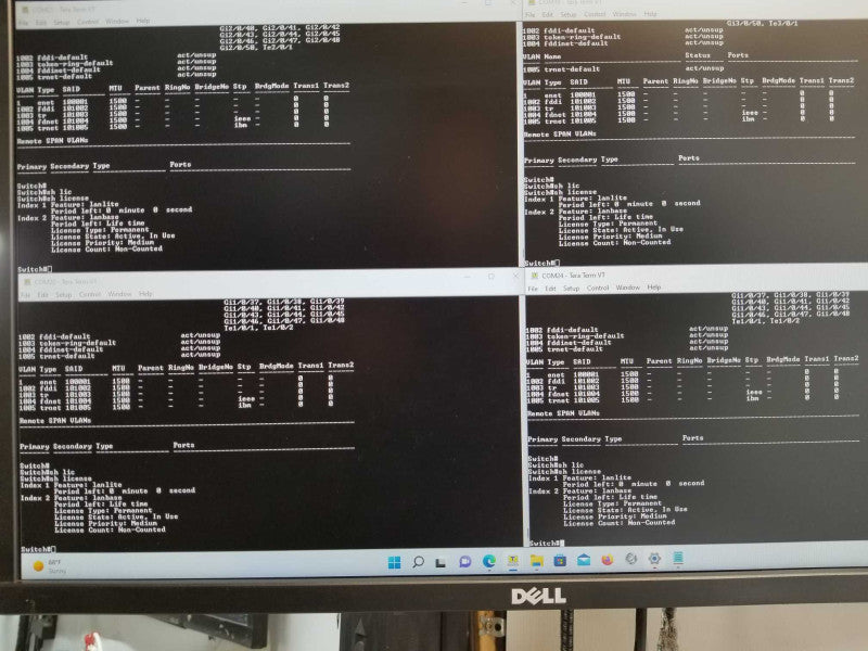 Cisco WS-C2960X-48FPD-L w/ C2960X-STACK 48-Port Gig Poe Managed Switch _