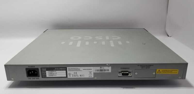 Cisco Small Business Managed (SGE2010) 48-Ports-Ports Rack-Mountable Switch=