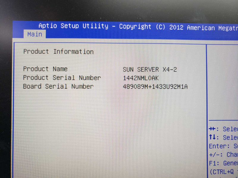 Sun Oracle X4-2 1U Xeon E5-2650 v2@2.6GHz 16GB DDR3 RAID SAS2008-IR No HDD [