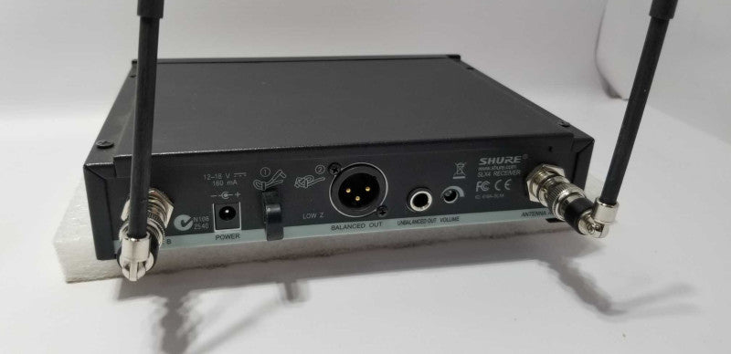 Shure SLX4 Wireless Microphone Receiver J3 572-596Mhz=