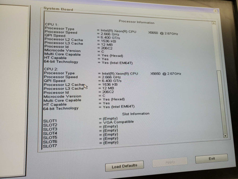 Dell Precision T7500 2x Xeon X5650 @2.67GHz 48GB DDR3 SAS1068E-IR FX 5800 )
