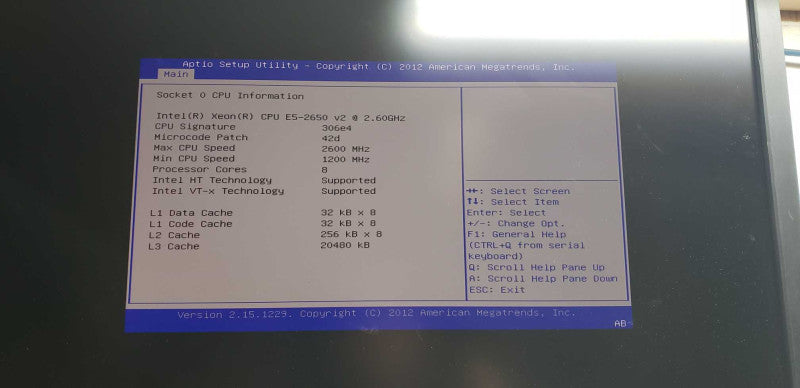 Sun oracle Server X4-2 2x Xeon E5-2650 V2 @ 2.60ghz / 32gb ram / SAS2008-IR  #