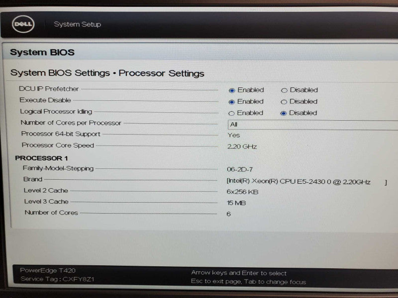 PowerEdge T320 Server Xeon E5-2430 2.20GHZ  16GB DDR3 6x 3TB HDD 2x 500GB HDD _