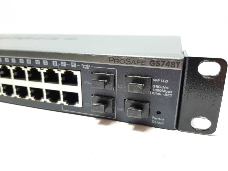NETGEAR ProSafe GS748T V4H2 48-Port Gigabit Ethernet 4xSFP Smart Switch +
