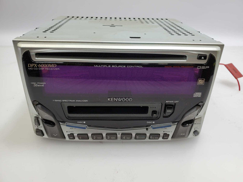Kenwood DPX-6000MD MD CD DSP Receiver for parts )