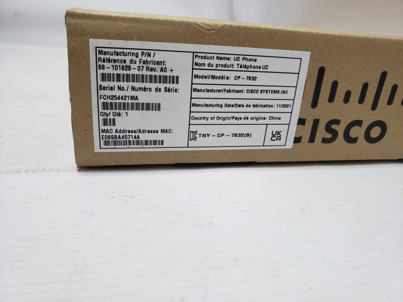 Cisco CP-7832-K9 VoIP Conference Phone Open Box [