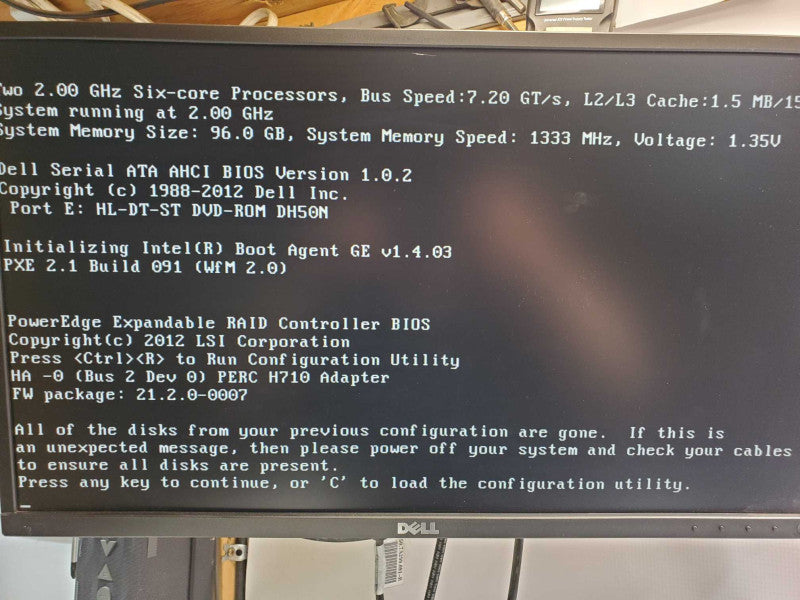 PowerEdge T620 Server 2x E5-2630L 2.00GHZ 96GB DDR3 2x PSU, PERC H710, 3.5\\" _