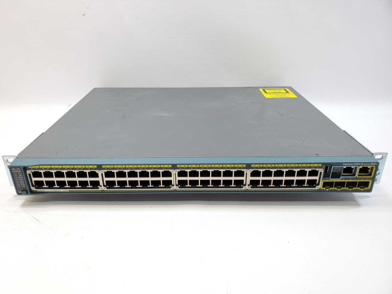Cisco WS-C2960S-48FPS-L Catalyst 2960-S 48-Port PoE+ Network Switch (