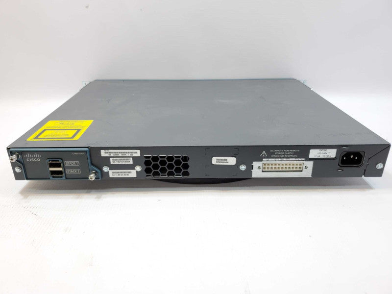 Cisco WS-C2960S-48FPS-L Catalyst 2960-S 48-Port PoE+ Network Switch (