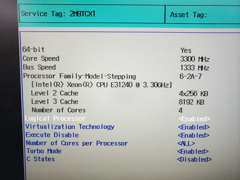 Dell R210 II Websense V5000 G2 Xeon E3-1240@3.3GHz 8GB DDR3 No HDD  [