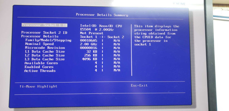 CISCO MCS7800 series server Xeon E5504 @ 2.00ghz / 4gb ram /  #