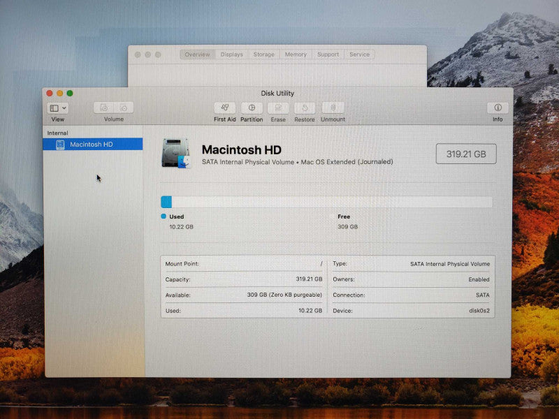 Apple Mac Mini M2010 C2D@2.4GHz 8GB DDR3 GF320M 320G HDD [