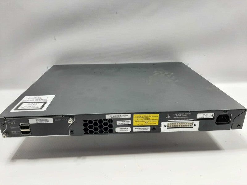 Cisco WS-C2960X-48FPD-L 48 POE+ GE+2 10G SFP+, LAN BASE (740W) FCTY RESET ~