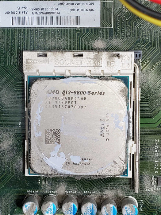 HP Pavilion PC Barebone AMD  A2-9800 _For Parts )