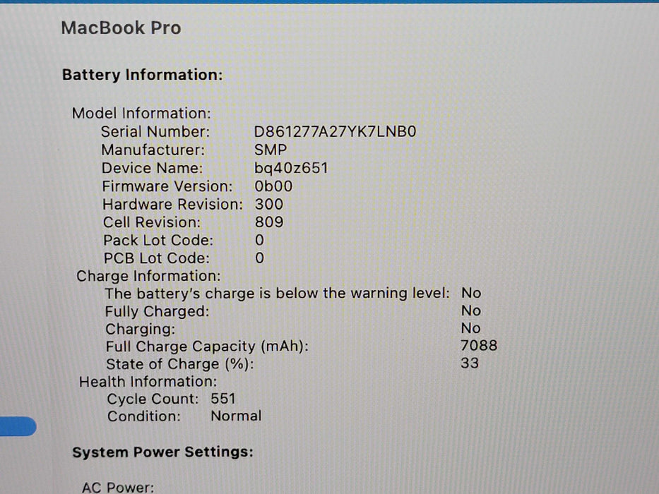 Apple Macbook Pro 2019 16" 6-Core i7-9750H @ 2.6GHz 16GB DDR4 500GB SSD GPU