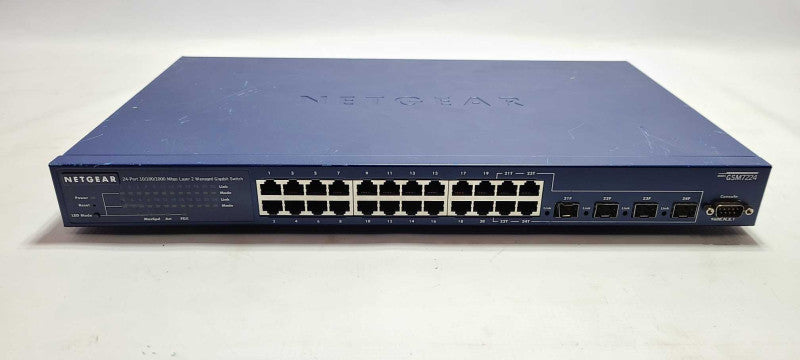 Netgear GSM7224 V1H2 24-Port L2 Managed Gigabit Switch 2xSFP $