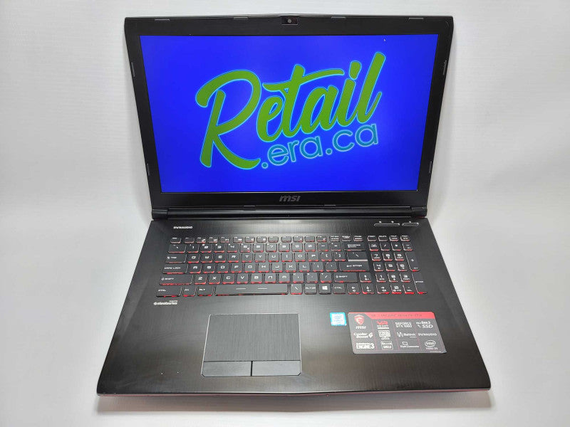 MSI GE72VR 6RF Gaming Laptop with i7-6700HQ 16GB RAM & 128GB SSD + 1TB HDD -