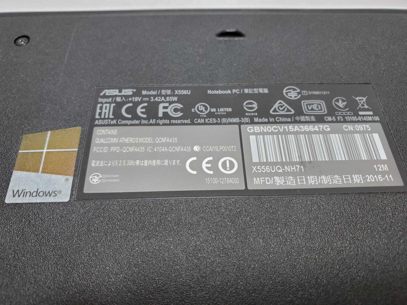 Asus X556U Core i7-7500 @ 2.7 GHz 8GB 700GB HDD GeForce 940MX 2GB (
