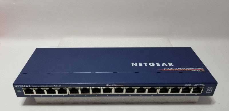 NETGEAR ProSafe GS116V2 16-Ports Gigabit Network Switch=