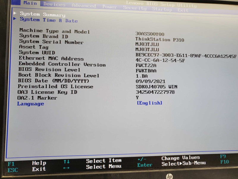 Lenovo ThinkStation P310 Core i7-6700 @3.4GHz 8GB DDR4 )