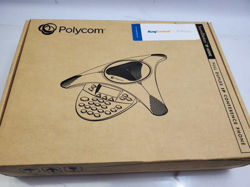 Polycom SoundStation IP 6000 Full Duplex IP Conference Phone 2200-15600-001  )