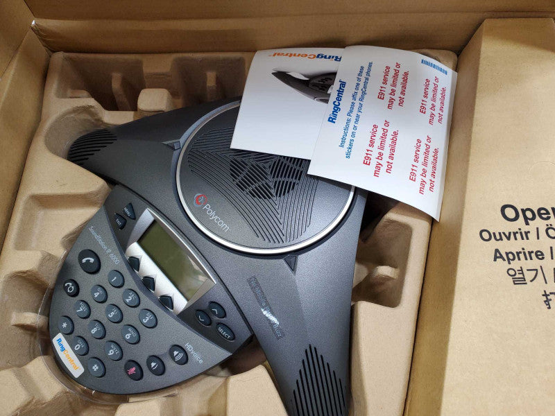 Polycom SoundStation IP 6000 Full Duplex IP Conference Phone 2200-15600-001  )