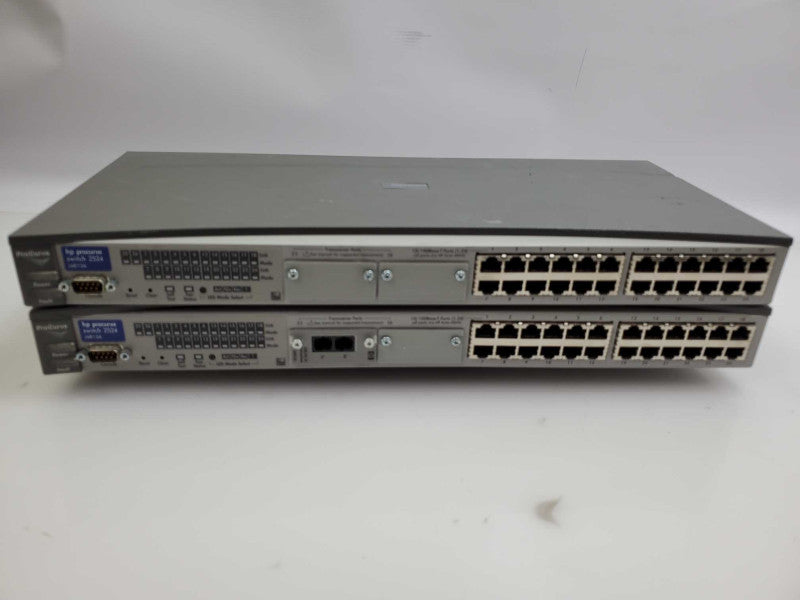 HP ProCurve Switch 2524 J4813A 24 ports Ethernet Switch _ Factory Reset )