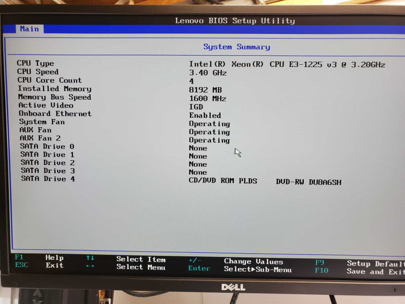 Lenovo ThinkServer RS140, Xeon E3-1225v3 3.2GHz, 8GB, No HDD, Read _